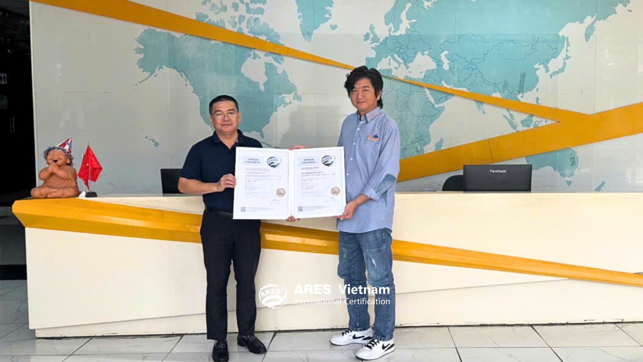 ARES Vietnam trao chứng nhận ISO 14064-1:2018 cho GELAN