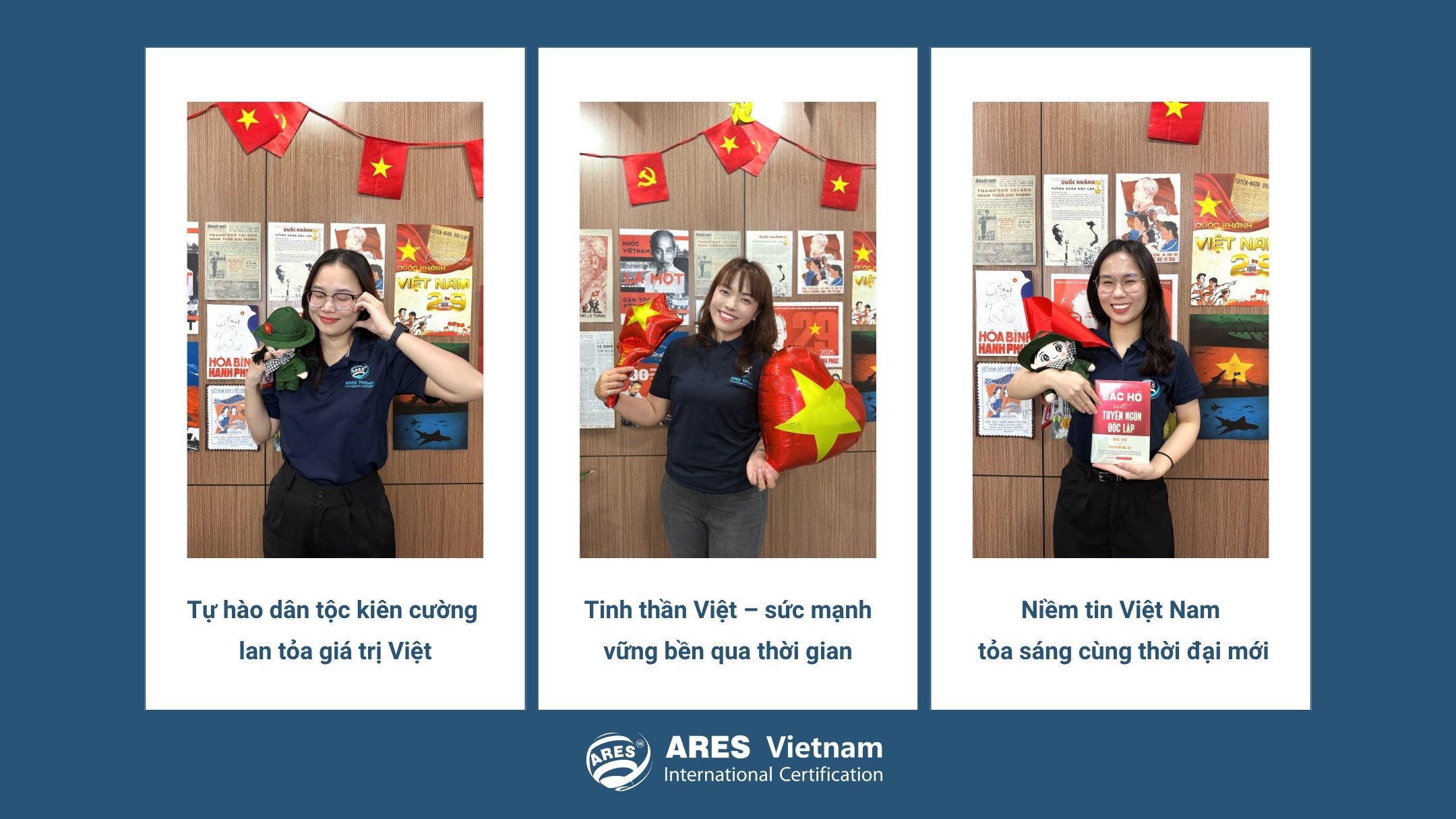 Tinh thần ARES Vietnam trong ngày Quốc Khánh 2/9