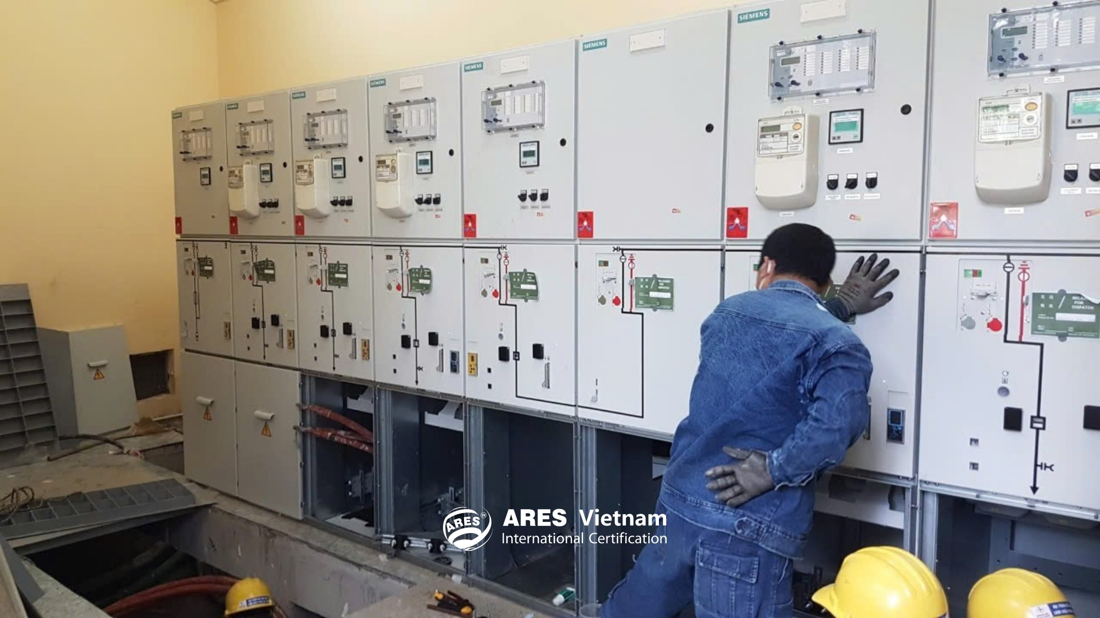 ELECO越南公司生产区域的工业配电柜