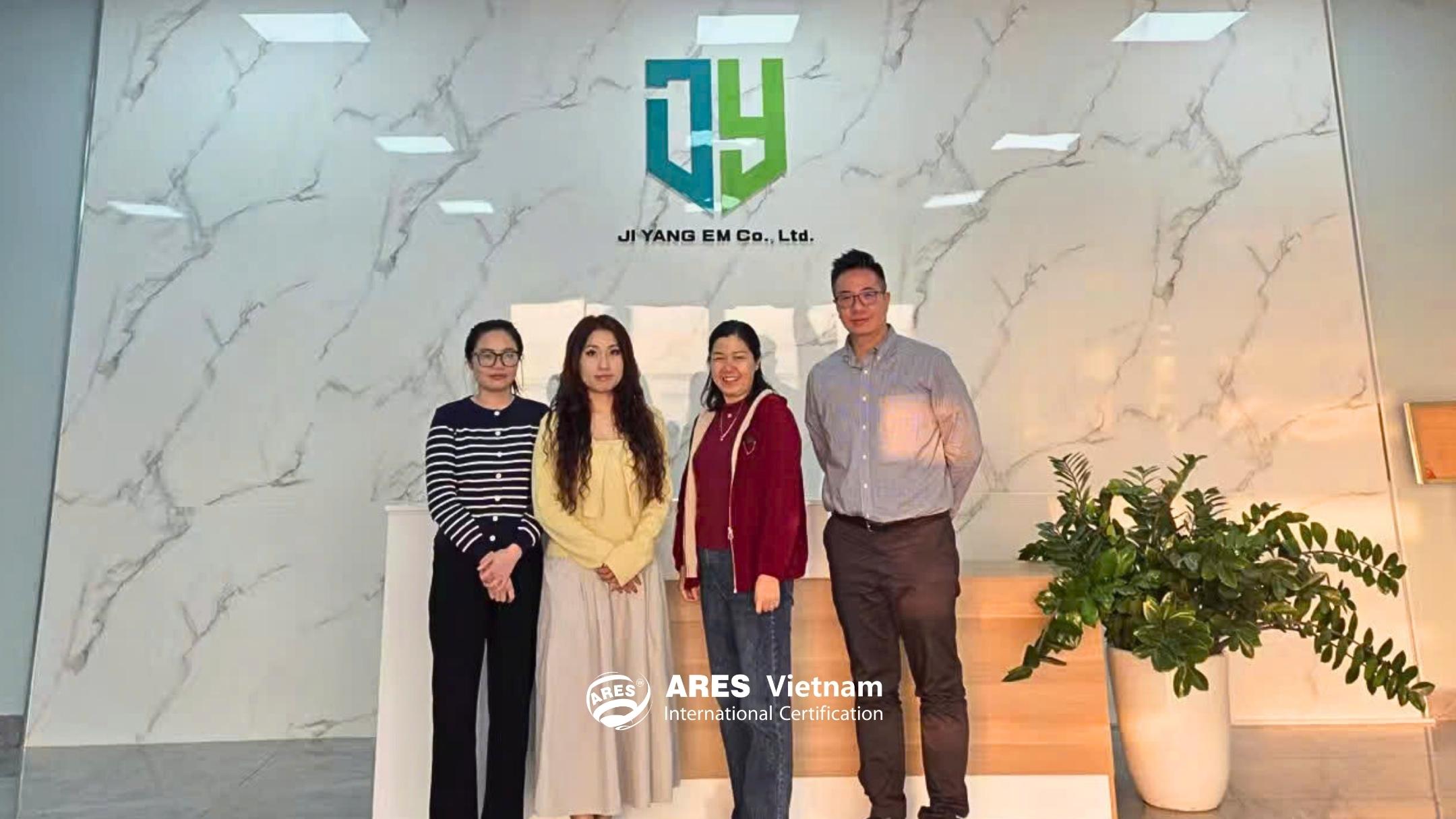 越南亚瑞仕专家在吉洋電子材料有限公司开展ISO 14064-1:2018认证审核