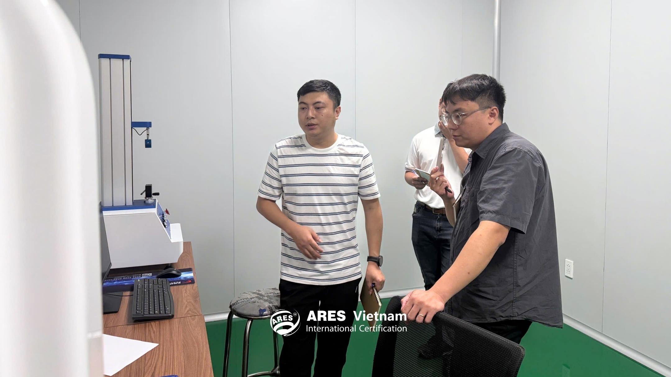 越南亚瑞仕专家团队于 YMX VIETNAM ELECTRONIC TECHNOLOGY COMPANY LIMITED 开展 ISO 9001 与 ISO 14001 评估工作