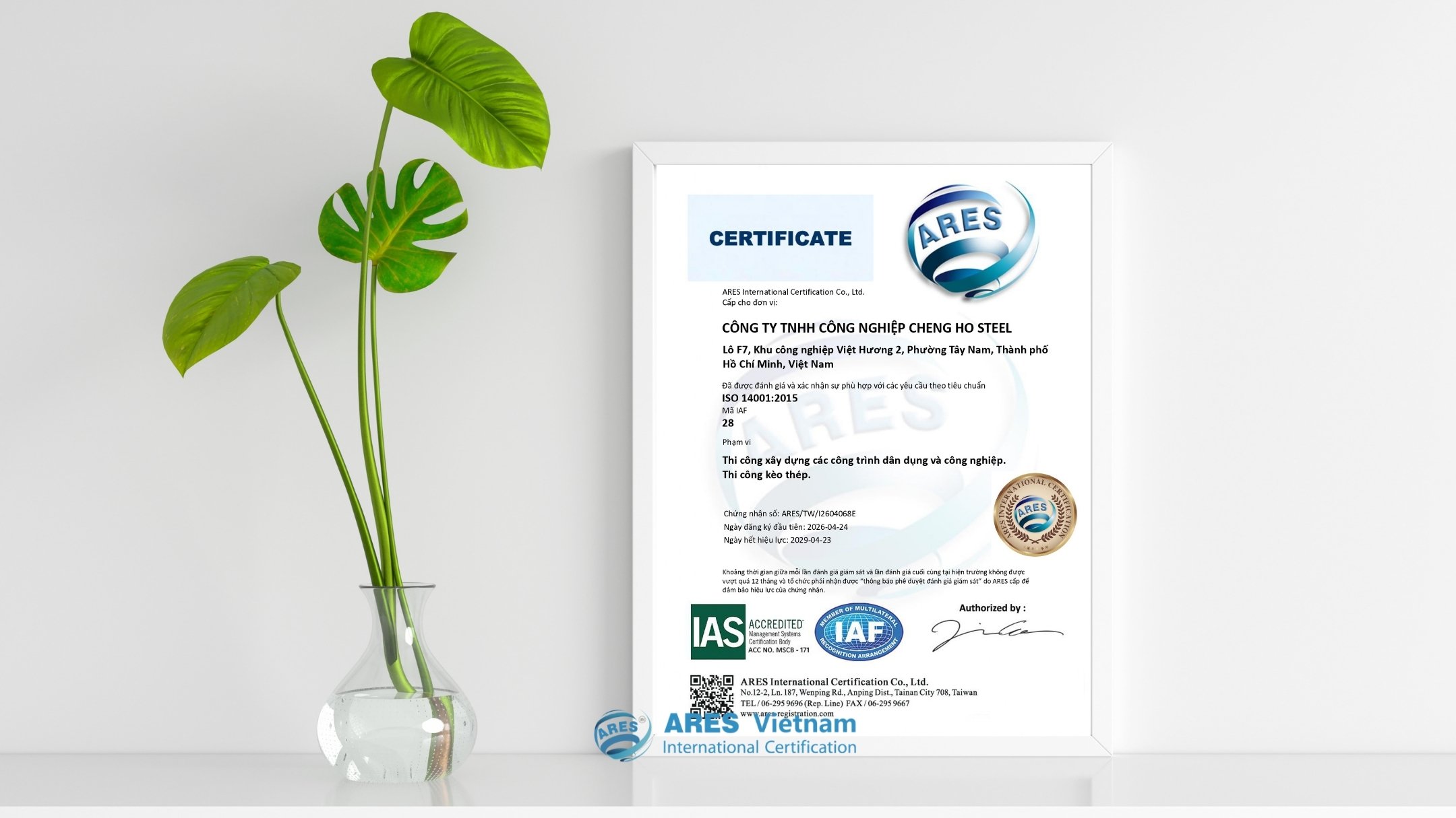 Chứng nhận ISO 14001:2015 - Hệ thống quản lý môi trường