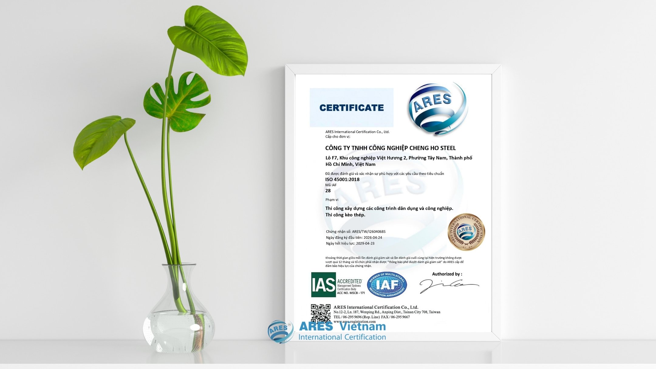 Chứng nhận ISO 45001:2018 - Hệ thống quản lý an toàn và sức khỏe nghề nghiệp