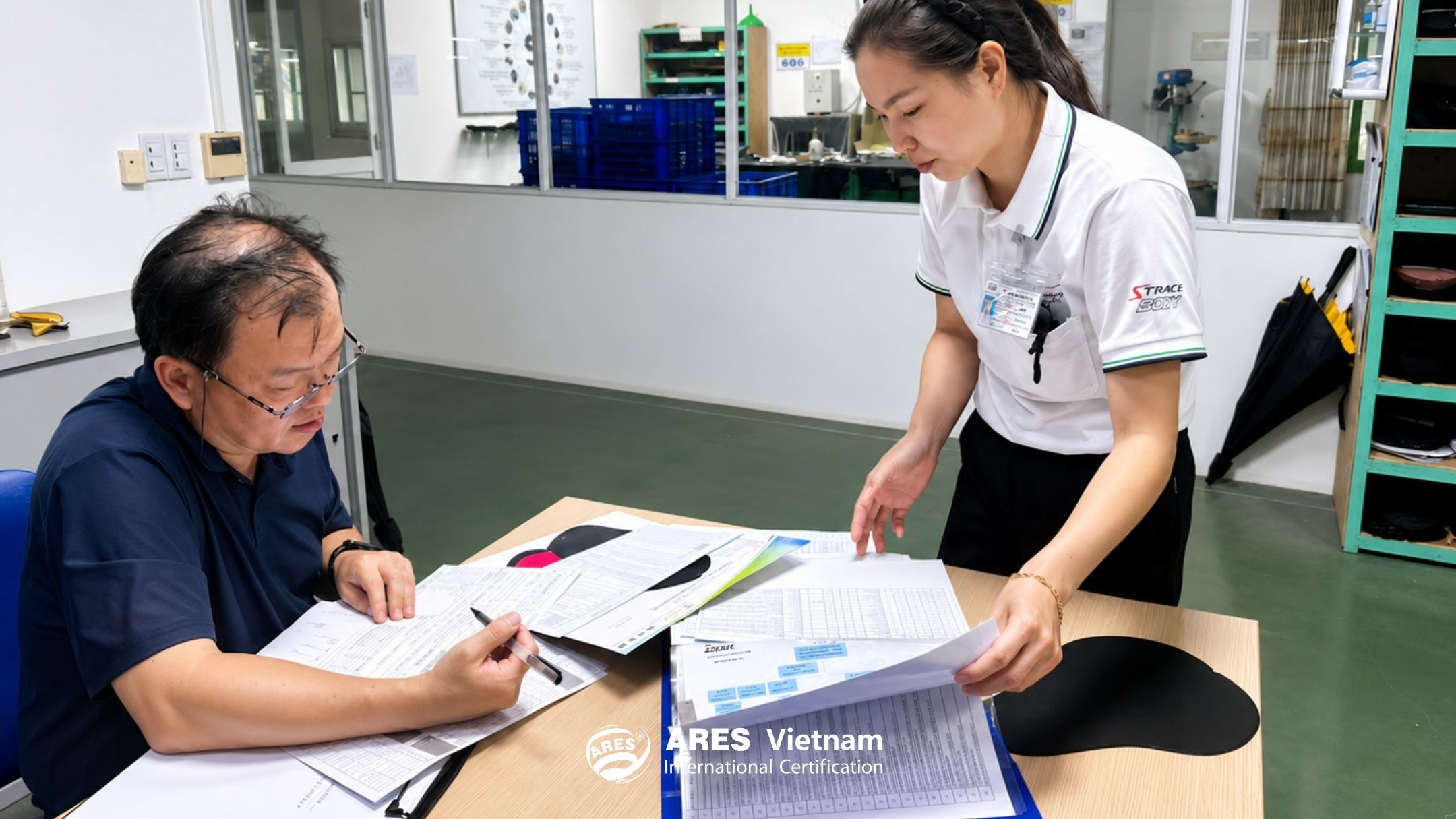 Chuyên gia ARES Vietnam thực hiện đánh giá hồ sơ tại văn phòng